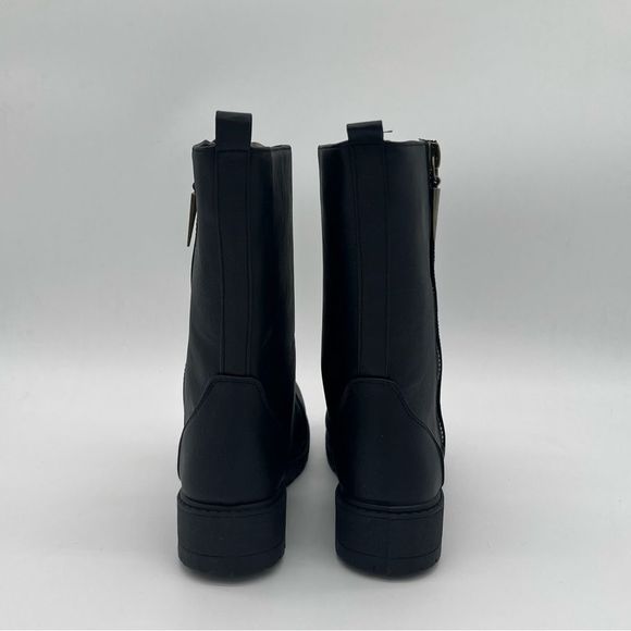 SEVEN 7 Mr. Zipper Women’s Combat Boot Black Size 7 - Picture 10 of 14